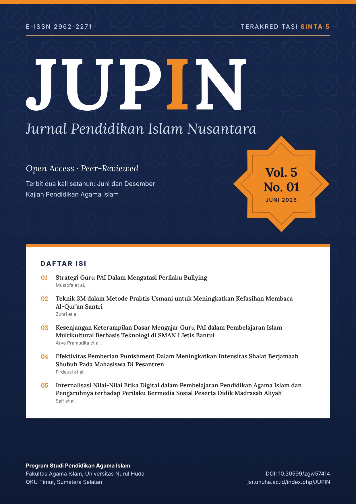 					View Vol. 5 No. 01 (2026): EDISI JUNI 2026
				